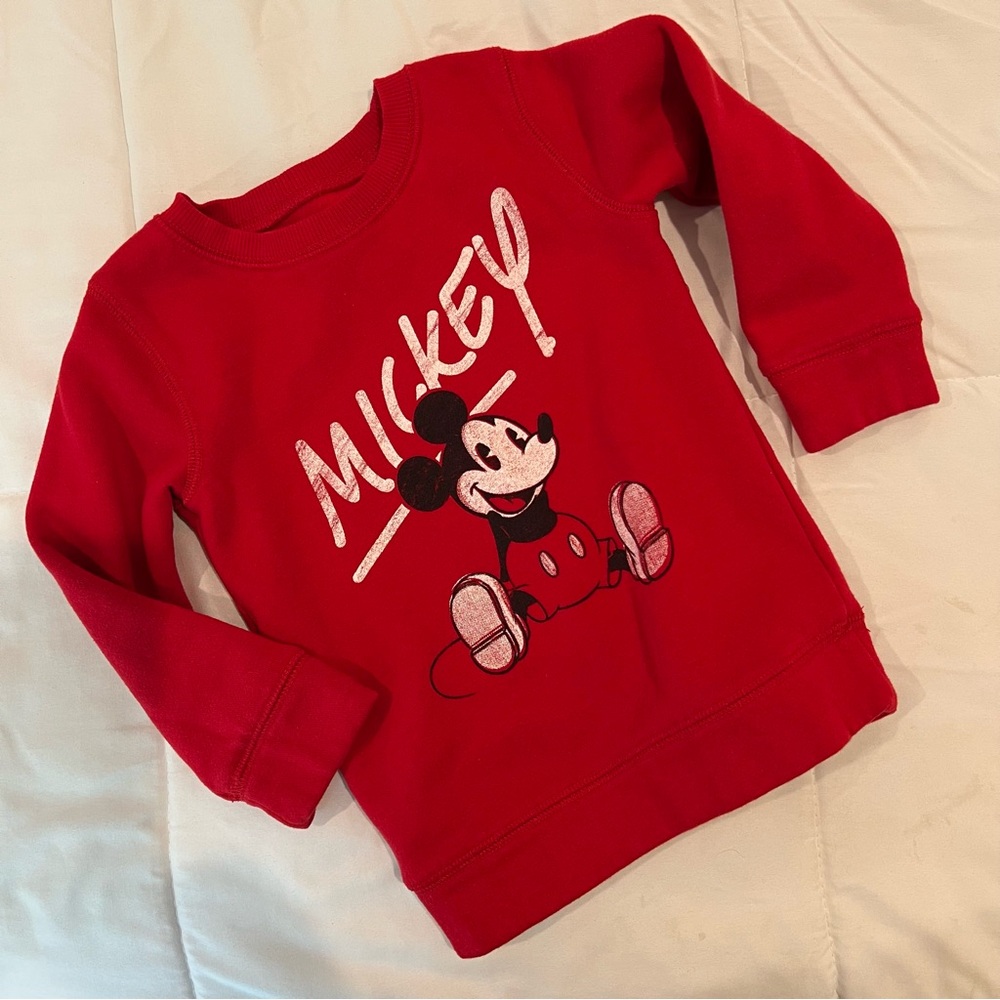 Disney Jumping‎ Beans Mickey Softest Fleece sweatshirt 24 mos